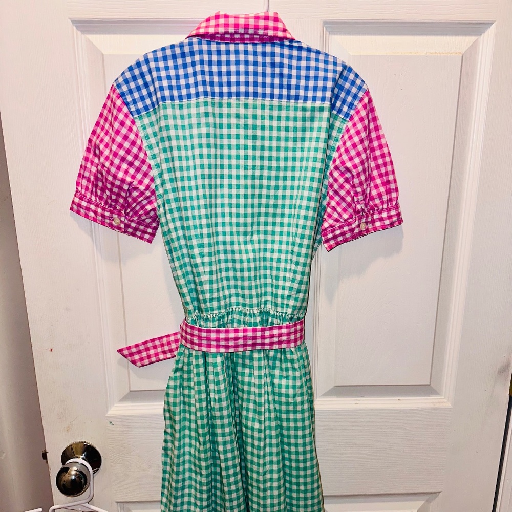 Polo Ralph Lauren Girls’ Multicolor Gingham Shirtdress